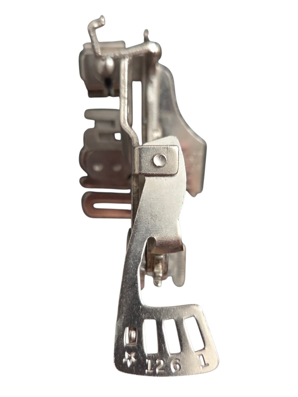 Vintage Greist ruffler pleater attachment presser foot low shank sewing machine